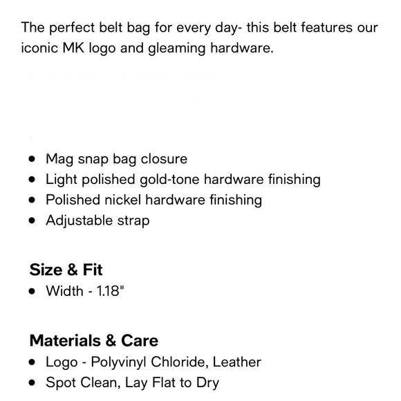 🎉 HP X 2 ⭐️ Firm Price ⭐️ Like New Belt Bag - Picture 4 of 4